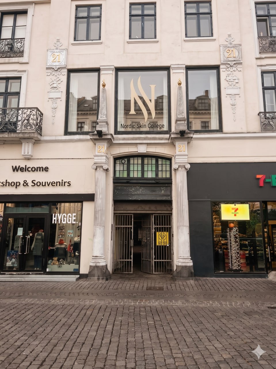 Nordic Skin Clinic bygning på Kongens Nytorv 21, København
