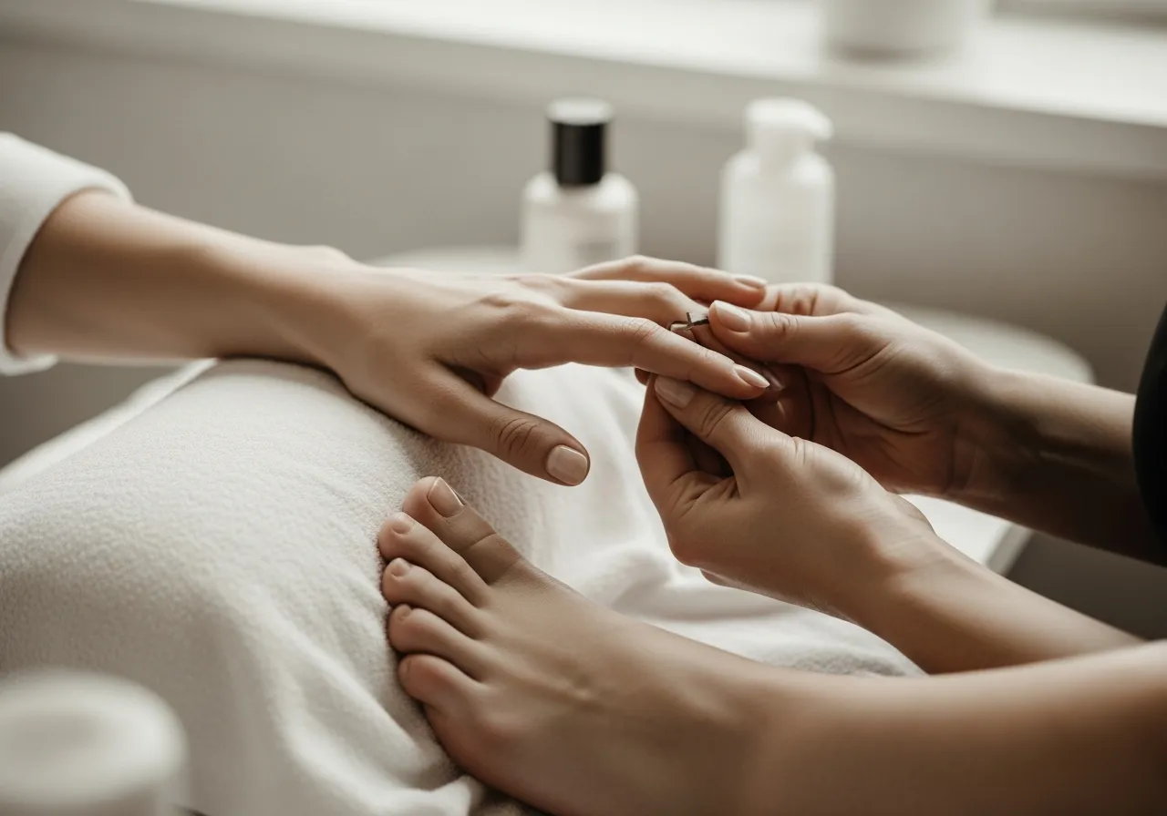 Aftagning af Shellac fødder