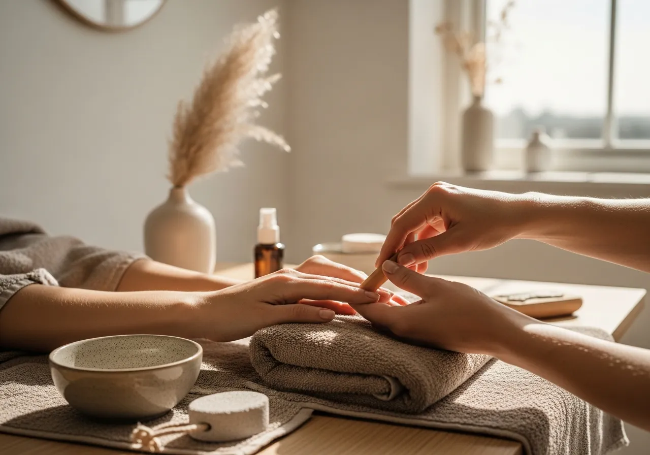 Manicure uden lak
