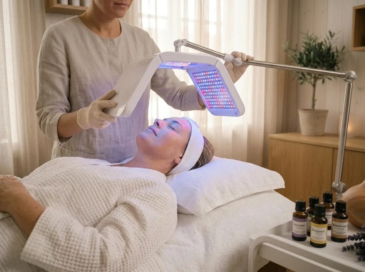 Dybdeudrens behandling (Purus acne med lys)