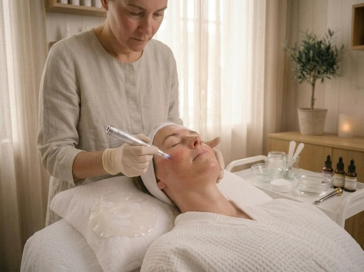 MicroNeedles Skinpen - for ansigt inkl. transparant Collagen mask